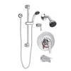 American Standard 1662.224.002 Commercial 2.5 GPM Bathtub And Shower System Kit With Slidebar -American Standard 012611487316 14258.1562785577