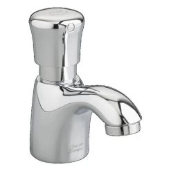 American Standard 1340M.119.002 Pillar Tap 0.5 GPM Metering Faucet With Mechanical Mixing Valve