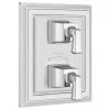 American Standard T455740.002 3-3/16-in. Shower Valve Trim With Metal Double-Handle -American Standard 012611626456 46177.1563190653