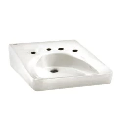 American Standard 9140.021.020 Wall-Mounted Bathroom Sink For Wheelchair Users