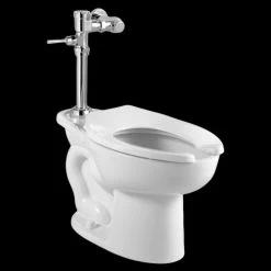 American Standard 2855.016.020 Madera Commercial Toilet With Manual Flushing Valve Combo