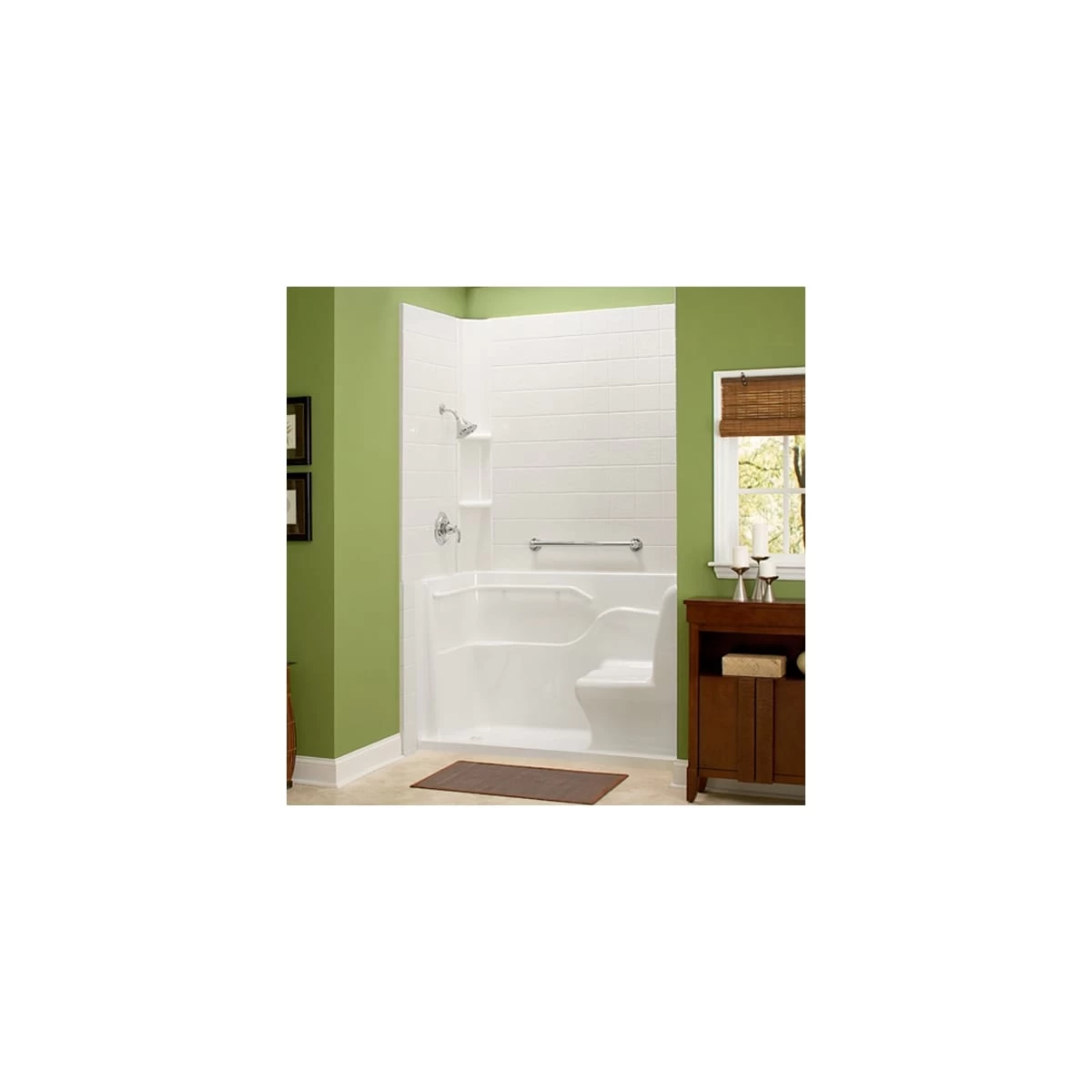 American Standard | 59-1/2" X 30" Reinforced Acrylic Shower Pan - Single Threshold, Right Drain 5 American Standard | 59-1/2" X 30" Reinforced Acrylic Shower Pan - Single Threshold, Right Drain - Image 3