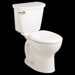American Standard 215DB104.020 Cadet 1.28 GPF 2-Piece Round Front Toilet With 10-In Rough-In