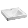 American Standard 9024.901EC.020 Decorum Wall-Hung Bathroom Sink With Center Hole Only -American Standard 791556087293 89283.1563308523