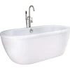 American Standard 2764.014M203.011 Cadet 66-In Soaking Bathtub With Center Drain -American Standard 791556094833 05323.1563189051