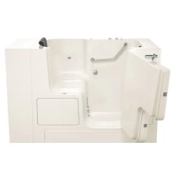 American Standard 3252OD.105.WRL-PC Gelcoat Wit 32-In X 52-In Walk-In Whirlpool Massage Bathtub With Right Hand Drain -American Standard 791556095755 2 55573.1563189809