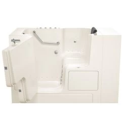 American Standard 3252OD.105.CLL-PC Gelcoat Wit 32-In X 52-In Walk-In Air Spa And Whirlpool Massage Bathtub With Left Hand Drain -American Standard 791556095823 2 42358.1563189766