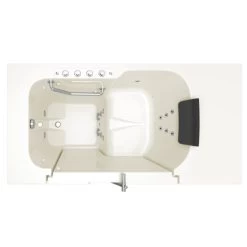 American Standard 3252OD.105.CLL-PC Gelcoat Wit 32-In X 52-In Walk-In Air Spa And Whirlpool Massage Bathtub With Left Hand Drain -American Standard 791556095823 3 23870.1563189767