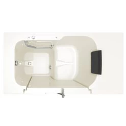 American Standard 3252OD.105.ALL-PC Gelcoat Wit 32-In X 52-In Walk-In Air Spa Bathtub With Left Hand Drain -American Standard 791556095861 3 29282.1563189749