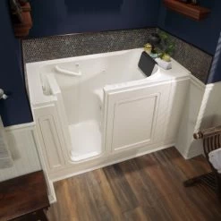 American Standard 2848.115.CLL Acrylic Wit 28-In X 48-In Walk-In Air Spa And Whirpool Massage Bathtub With Left Hand Drain -American Standard 791556097629 4 54147.1563189172