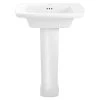 American Standard 0445.100.020 Edgemere Pedestal Bathroom Sink With Center Hole -American Standard 791556098428 68873.1563187716