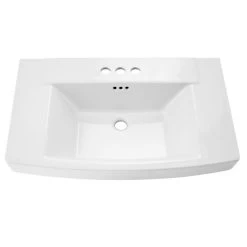 American Standard 0328.004.020 Townsend Pedestal Bathroom Sink And Overflow -American Standard 791556098794 2 86870.1563308532