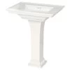 American Standard 0297800.020 Town Square S Fine Fireclay 30-in Rectangular Pedestal Sink -American Standard 791556109834 14190.1563310242