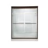 American Standard | Euro 70" Tall Frameless, Bypass, Clear Glass Shower Door - Fits 44" To 48" Width Openings -American Standard AS AM00370 400 224