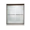 American Standard | Euro 70" Tall Frameless, Bypass, Clear Glass Shower Door - Fits 56" To 60" Width Openings 1 American Standard | Euro 70" Tall Frameless, Bypass, Clear Glass Shower Door - Fits 56" To 60" Width Openings -American Standard AS AM00390 400 224