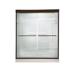 American Standard | Euro 70" Tall Frameless, Bypass, Clear Glass Shower Door - Fits 56" To 60" Width Openings