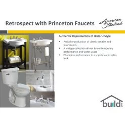 American Standard | Princeton 60" Americast Bathtub With Left Hand Drain - Lifetime Warranty -American Standard american standard 2396 202 complete your look 237