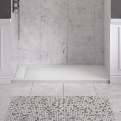 American Standard | Townsend 60" X 32" Rectangular Shower Base With Single Threshold And Left Drain -American Standard american standard 6032sm lhol beauty front view 84