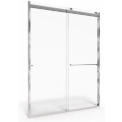 American Standard | Shower Door Collection 76" High X 60" Wide Sliding Framed Shower Door With Clear Glass