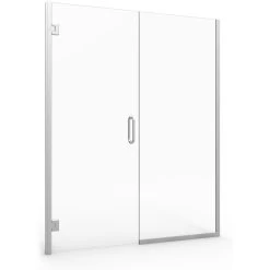 American Standard | Shower Door Collection 72" High X 59-9/16" Wide Hinged Frameless Shower Door With Clear Glass