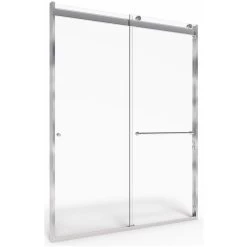 American Standard | Shower Door Collection 70" High X 60" Wide Sliding Framed Shower Door With Clear Glass