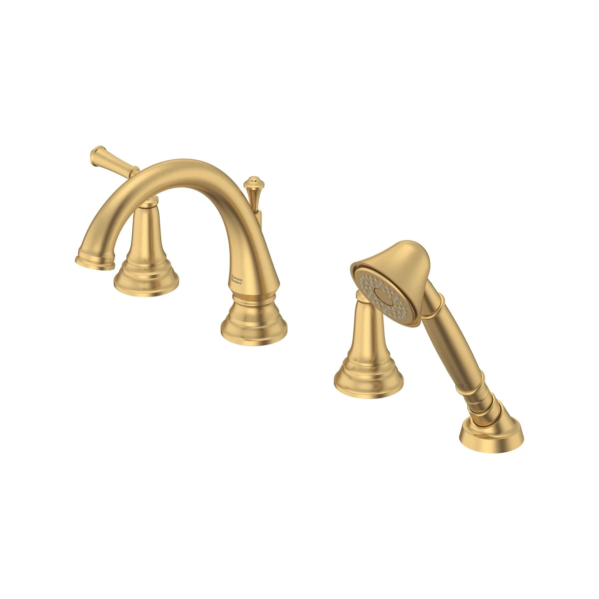 American Standard | Delancey Deck Mounted Roman Tub Filler With Built-In Diverter - Includes Hand Shower 15 American Standard | Delancey Deck Mounted Roman Tub Filler With Built-In Diverter - Includes Hand Shower - Image 13