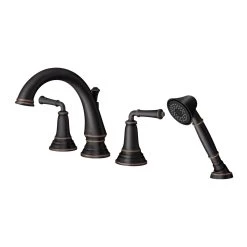 American Standard | Delancey Deck Mounted Roman Tub Filler With Built-In Diverter - Includes Hand Shower 26 American Standard | Delancey Deck Mounted Roman Tub Filler With Built-In Diverter - Includes Hand Shower -American Standard american standard t052 901 alternate image 491