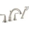 American Standard | Delancey Deck Mounted Roman Tub Filler With Built-In Diverter - Includes Hand Shower 1 American Standard | Delancey Deck Mounted Roman Tub Filler With Built-In Diverter - Includes Hand Shower -American Standard american standard t052901 013 6246912