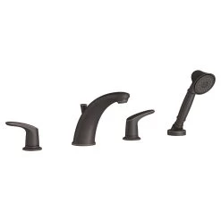 American Standard | Colony Pro Deck Mounted Roman Tub Filler With Built-In Diverter - Includes Hand Shower