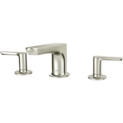 American Standard | Studio S Deck Mounted Roman Tub Filler With Built-In Diverter 15 American Standard | Studio S Deck Mounted Roman Tub Filler With Built-In Diverter -American Standard american standard t105 900 close up nickel 30