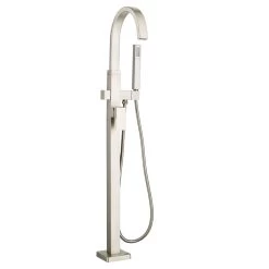 American Standard | Floor Mounted Tub Filler With Built-In Diverter - Includes Hand Shower