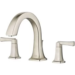 American Standard | Townsend Deck Mounted Roman Tub Filler With Built-In Diverter -American Standard american standard t353 900 close up brushed nickel 63