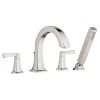 American Standard | Townsend Deck Mounted Roman Tub Filler With Built-In Diverter - Includes Hand Shower -American Standard american standard t353901 013 3338129