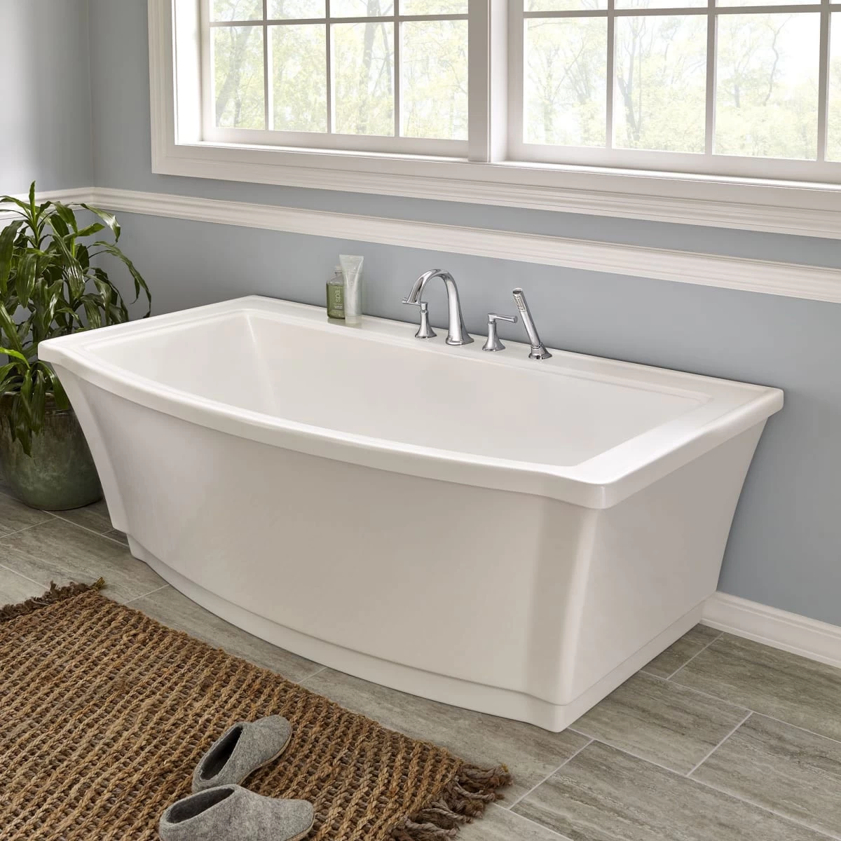 American Standard | Estate Deck Mounted Roman Tub Filler With Built-In Diverter - Includes Hand Shower 9 American Standard | Estate Deck Mounted Roman Tub Filler With Built-In Diverter - Includes Hand Shower - Image 7